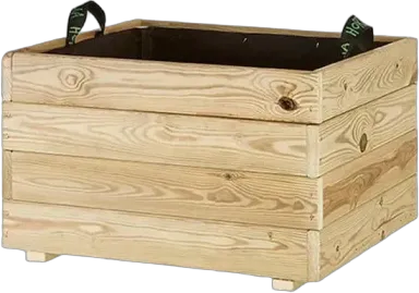 Jardinera cuadrada Pun — Montado — 111 L