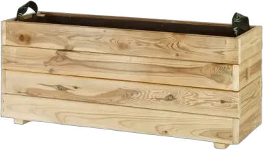 Jardinera rectangular Ghio — Montado — 79 L