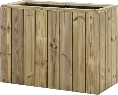 Jardinera de madera Atrium — 100 cm — 34,5 cm — 60 cm