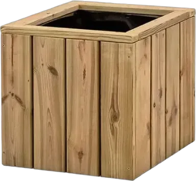 Jardinera de madera Atrium — 40 cm — 40 cm — 40 cm