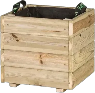 Jardinera cuadrada Pun — Desmontado — 42 L