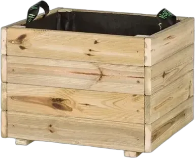 Jardinera cuadrada Pun — Desmontado — 70 L